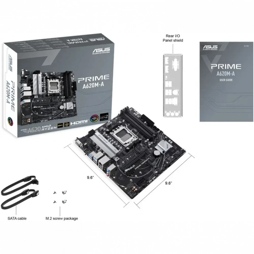 Материнская плата Asus PRIME A620M-A-CSM Micro-ATX, AMD AM5