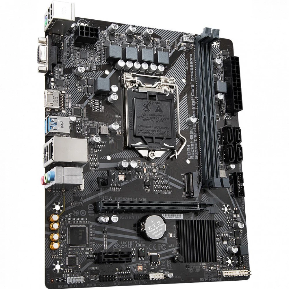 Материнская плата Gigabyte H510M H V2 Micro-ATX, LGA 1200
