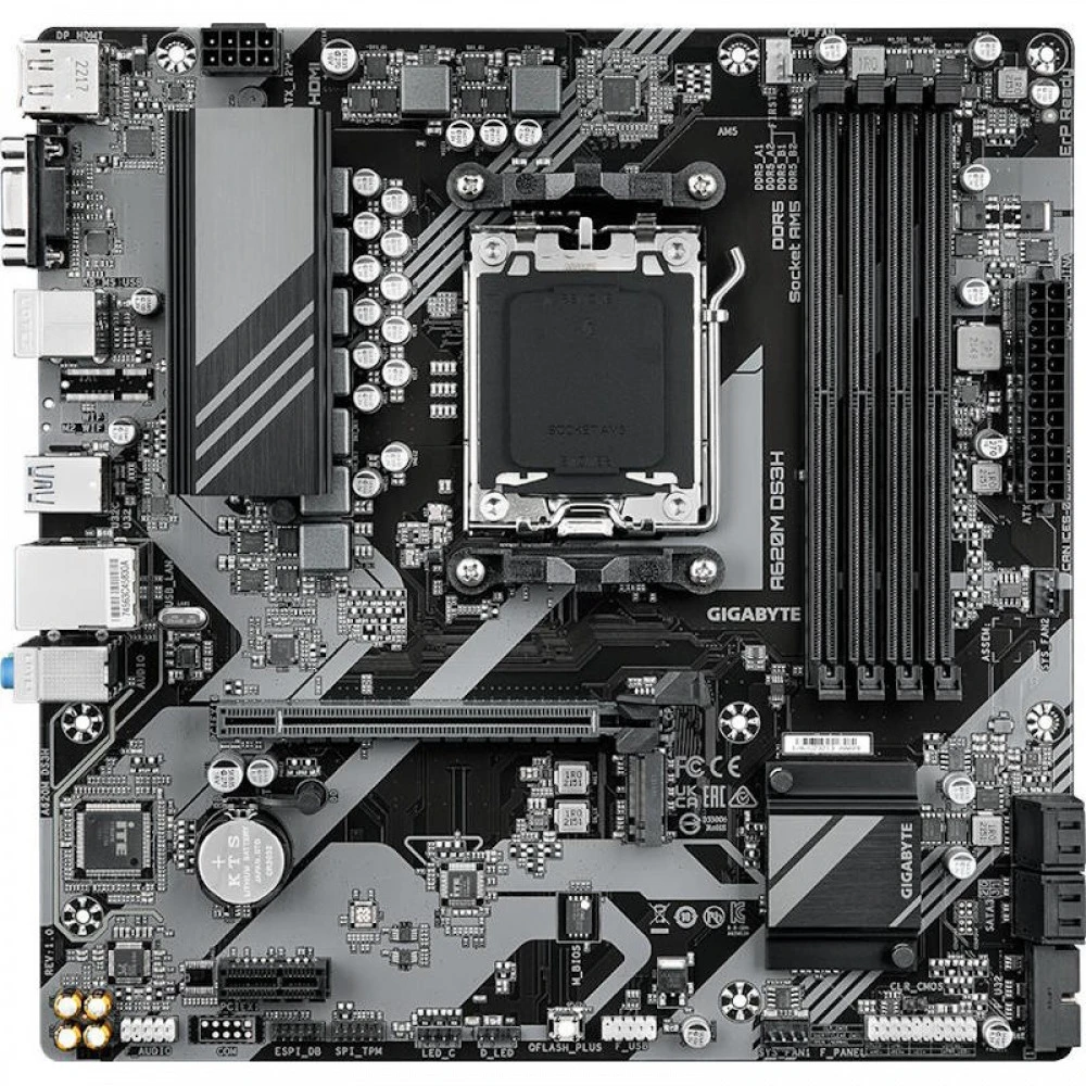 Материнская плата Gigabyte A620M DS3H Micro-ATX, AMD AM5