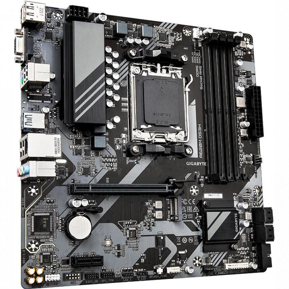 Материнская плата Gigabyte A620M DS3H Micro-ATX, AMD AM5