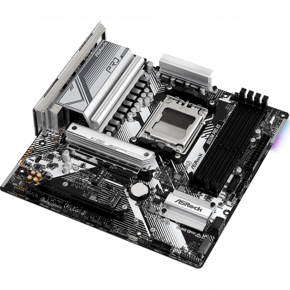 Материнская плата ASRock B650M PRO RS Micro-ATX, AMD AM5