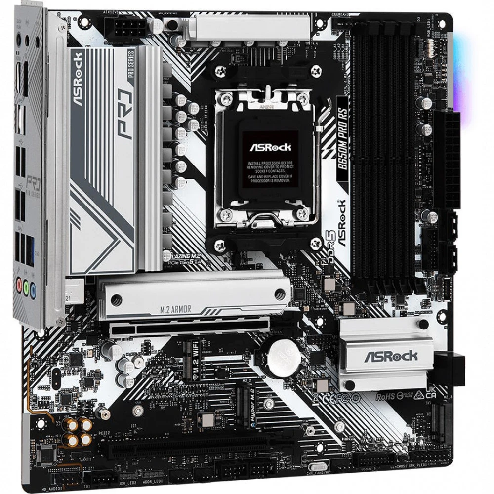 Материнская плата ASRock B650M PRO RS Micro-ATX, AMD AM5