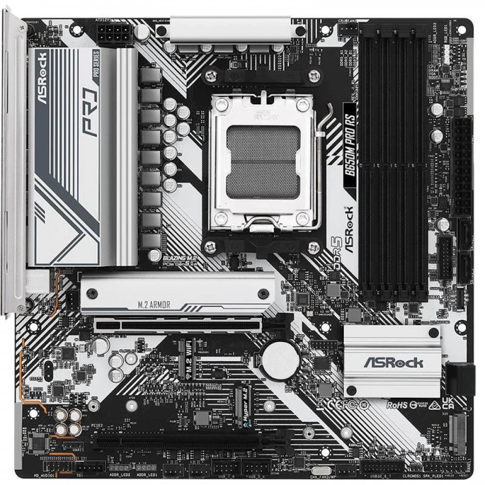 Материнская плата ASRock B650M PRO RS Micro-ATX, AMD AM5