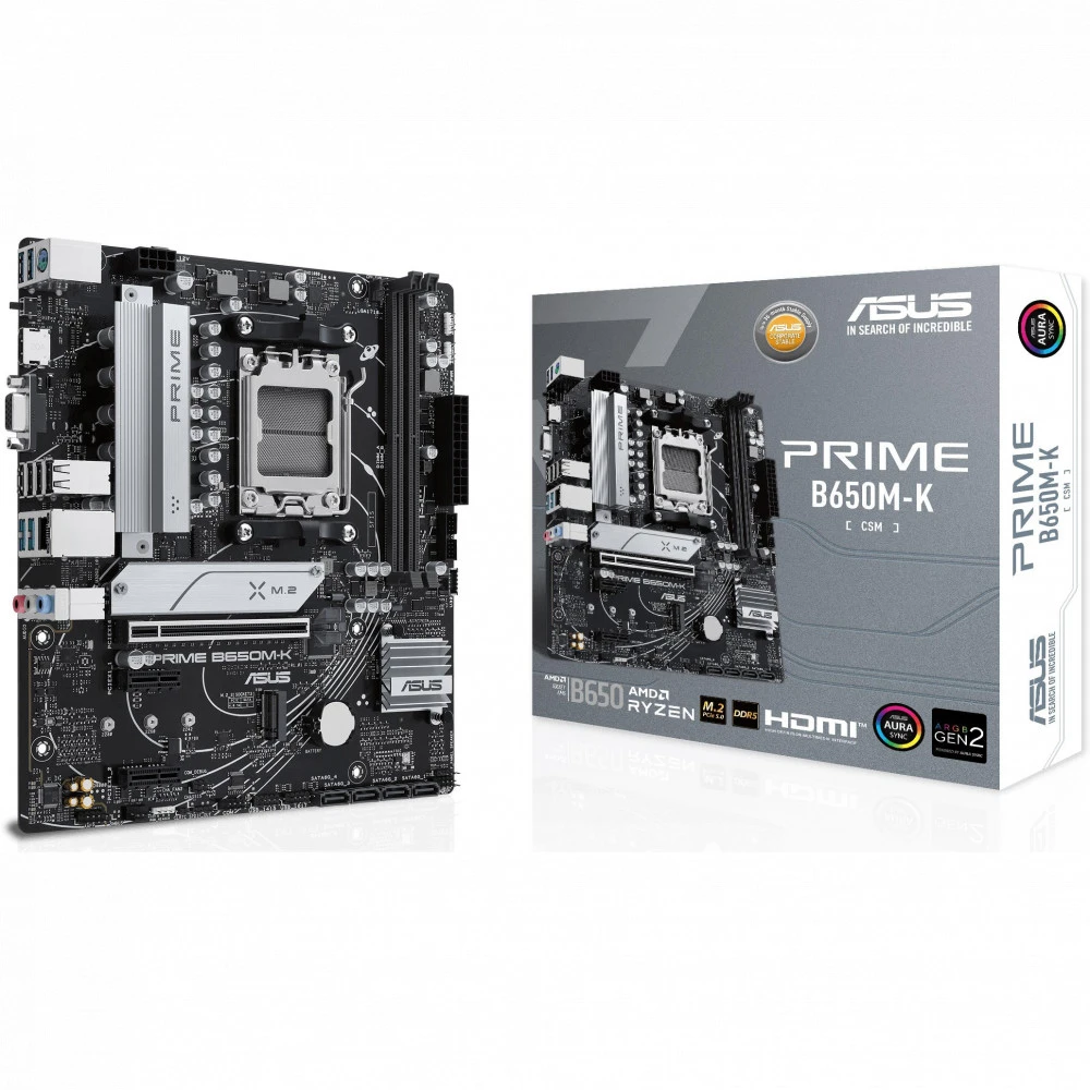 Материнская плата Asus F0GJ00PVRU PRIME B650M-K Micro-ATX, AMD AM5
