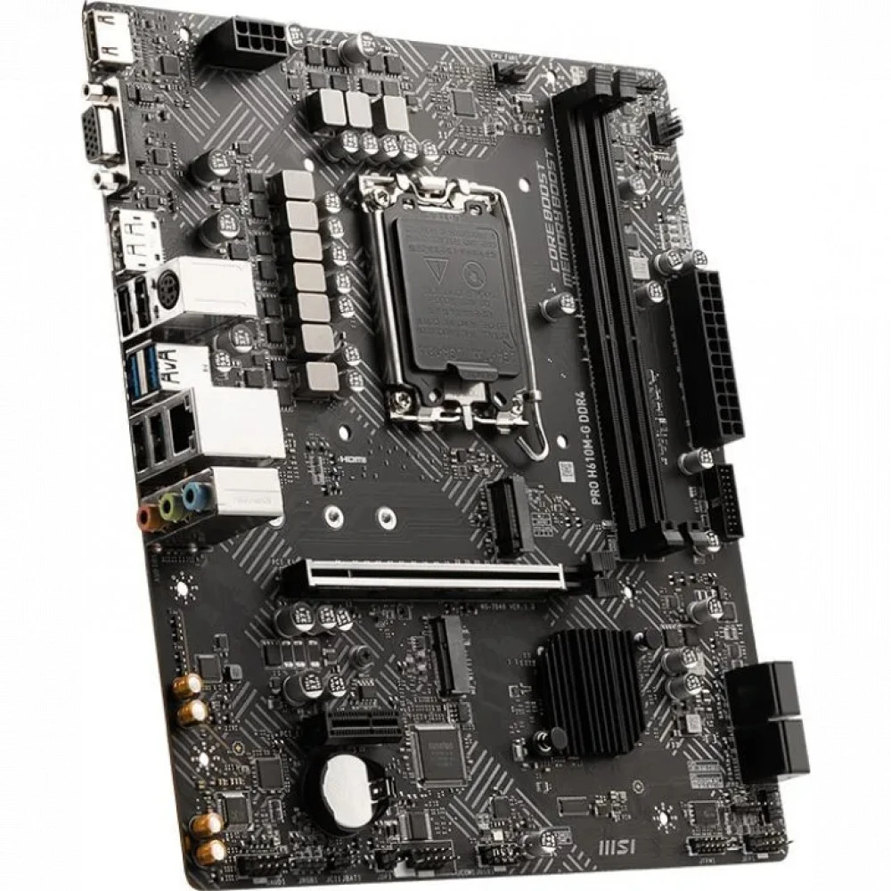 Материнская плата MSI PRO H610M-G Micro-ATX, LGA 1700