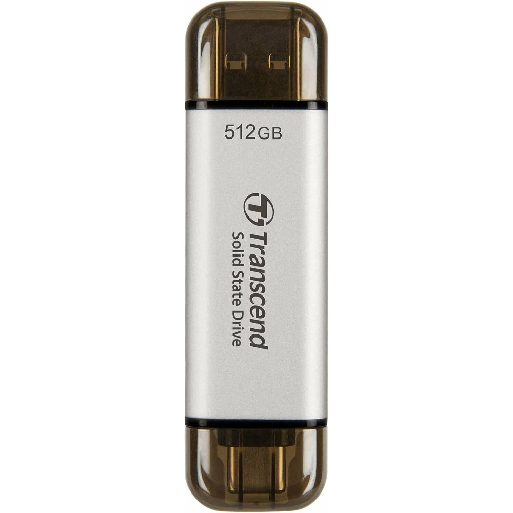 Внешние накопители Transcend ESD310S Silver TS512GESD310S 512 Гб, Разъём USB Type-C