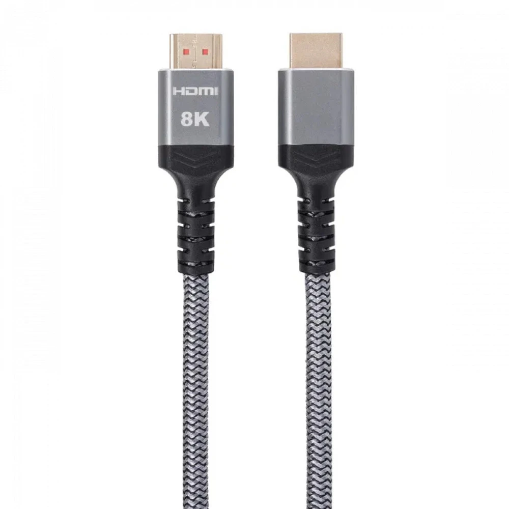 Кабель интерфейсный VCOM Кабель HDMI 19M/M ver. 2.1 8KX60Hz iOpen 1.5m Gray ACG859A-1.5