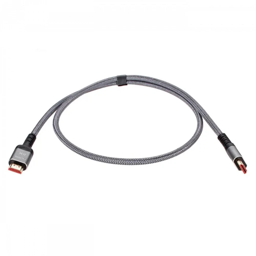 Кабель интерфейсный VCOM Кабель HDMI 19M/M ver. 2.1 8KX60Hz iOpen 1m Gray ACG859A-1.0
