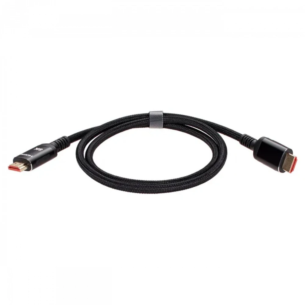 Кабель интерфейсный VCOM Кабель HDMI 19M/M ver. 2.1 8KX60Hz iOpen 1m Black ACG859B-1.0