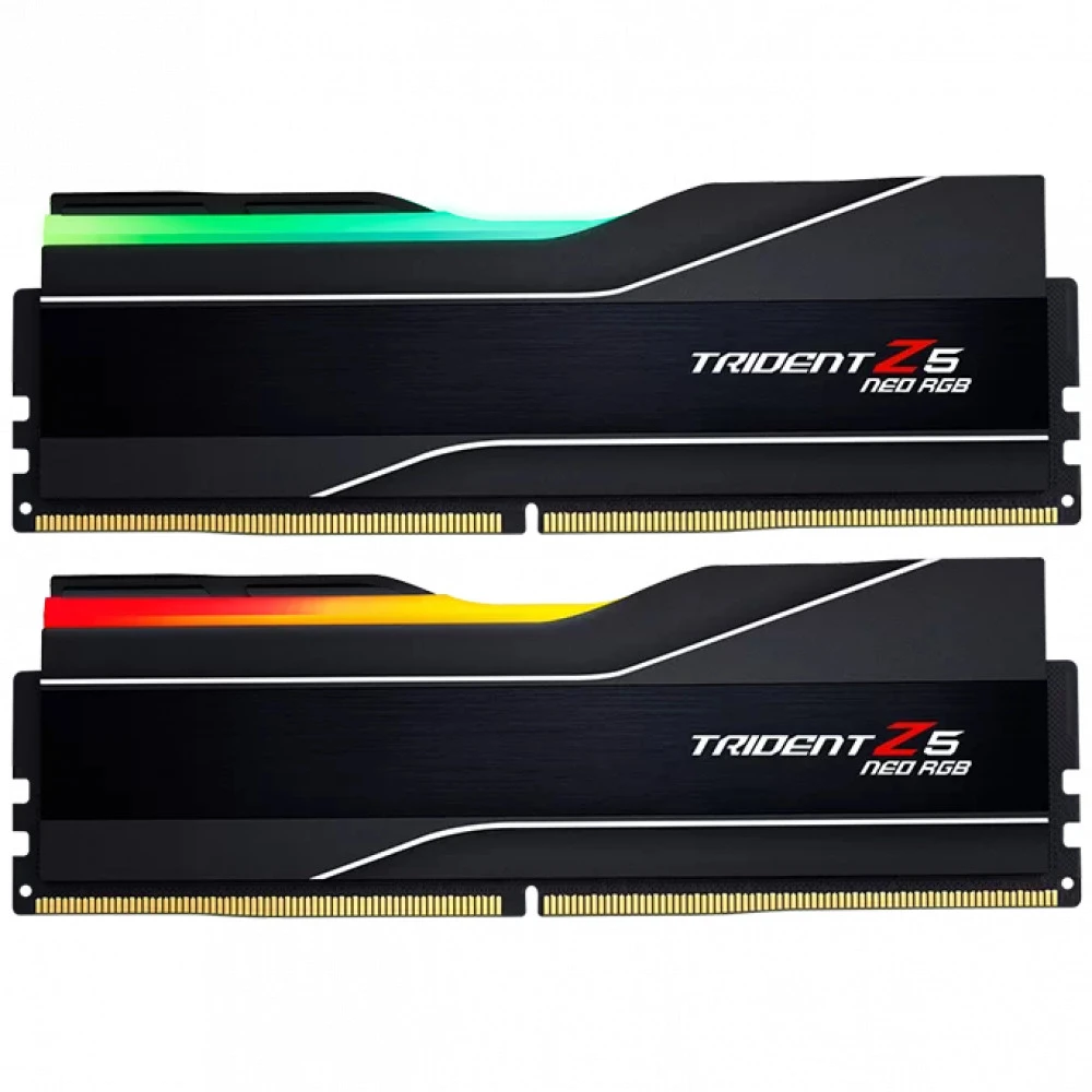 ОЗУ G.Skill Trident Z5 Neo RGB F5-6000J4048F24GX2-TZ5NR DIMM, DDR5, 48 Гб (2 x 24 Гб), 6000 МГц
