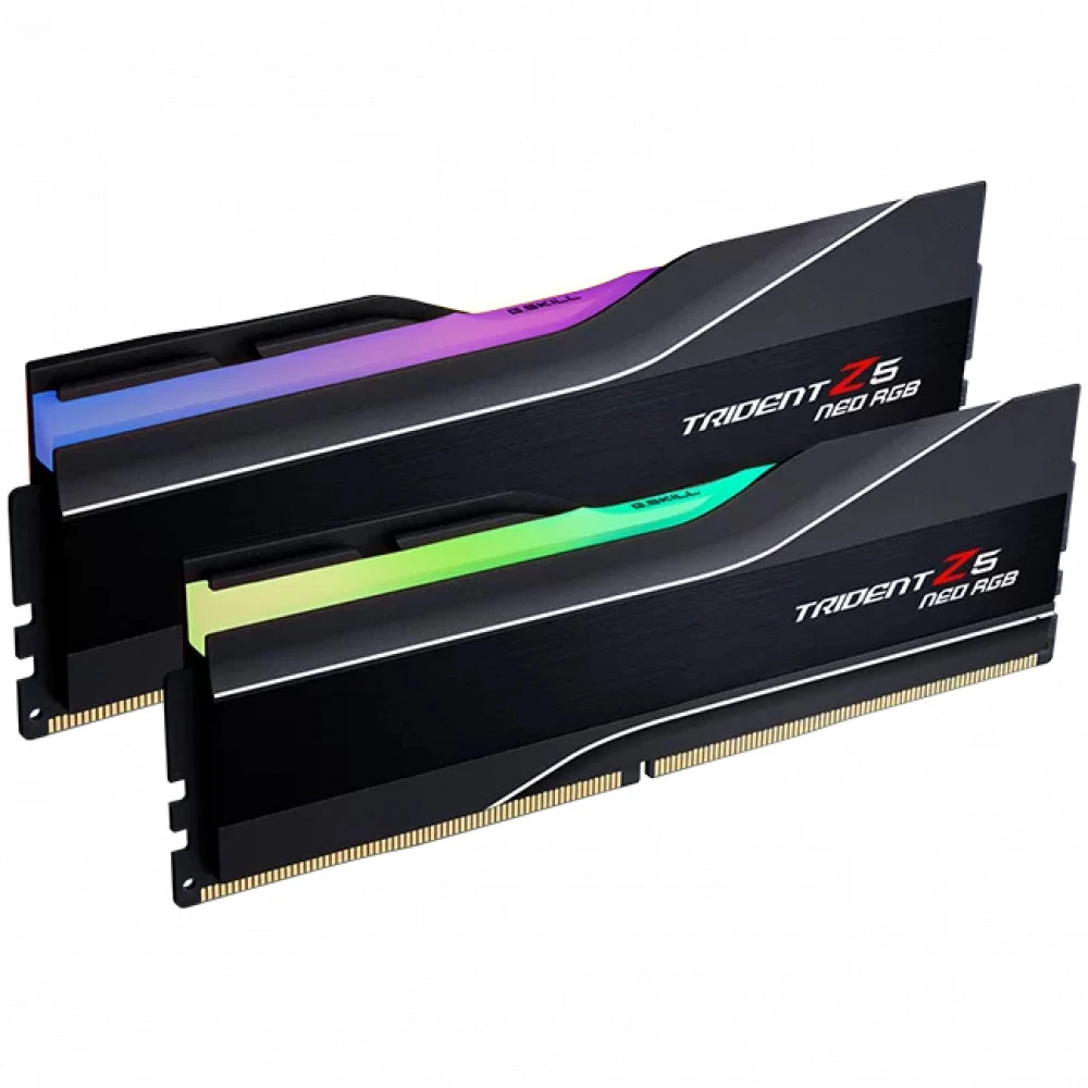 ОЗУ G.Skill Trident Z5 Neo RGB F5-6000J4048F24GX2-TZ5NR DIMM, DDR5, 48 Гб (2 x 24 Гб), 6000 МГц