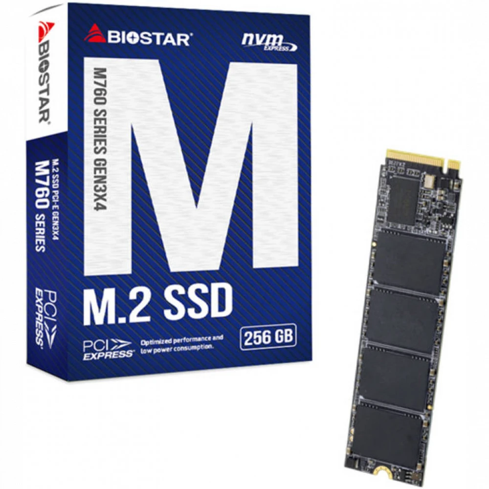Жесткий диск BIOSTAR M760 M760-256GB SSD (твердотельные), 256 ГБ, M.2