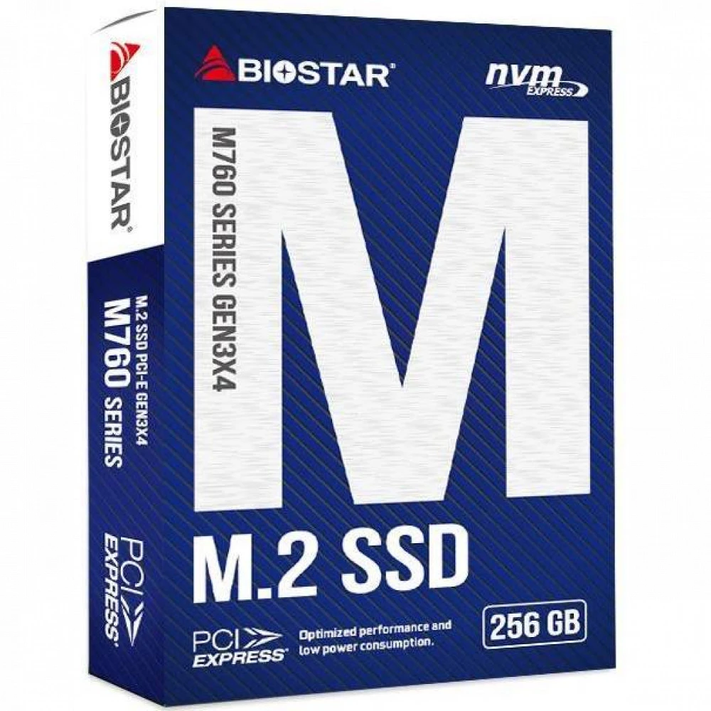 Жесткий диск BIOSTAR M760 M760-256GB SSD (твердотельные), 256 ГБ, M.2