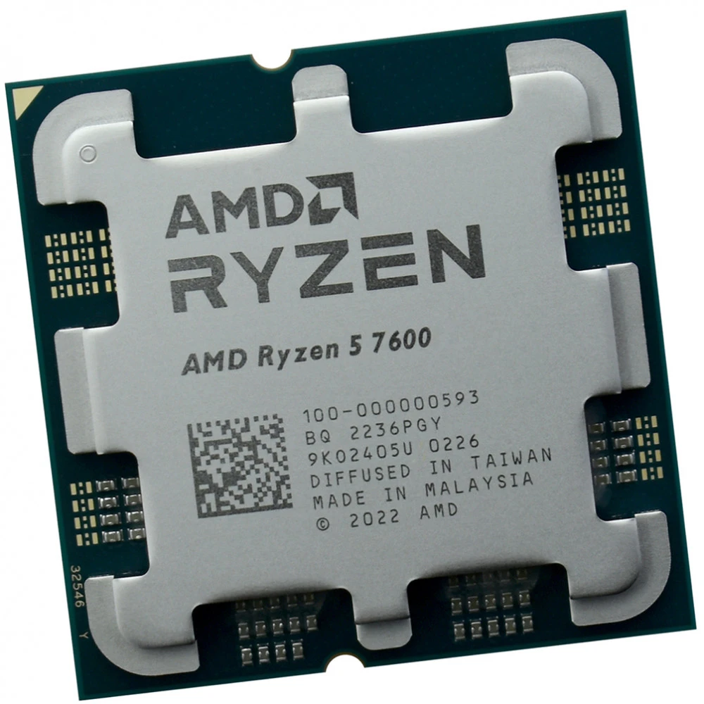Процессор AMD Ryzen 5 7600 100-100001015 3.8 ГГц, 32 МБ, OEM