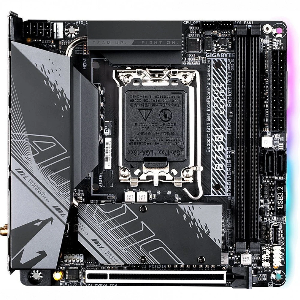 Материнская плата Gigabyte B760I AORUS PRO Mini-ITX, LGA 1700