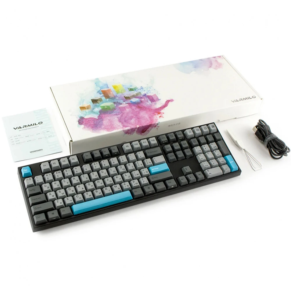 Клавиатура Varmilo Moonlight VEM108 Varmilo EC V2 Sakura A36A023A9A3A06A007 Проводная, USB