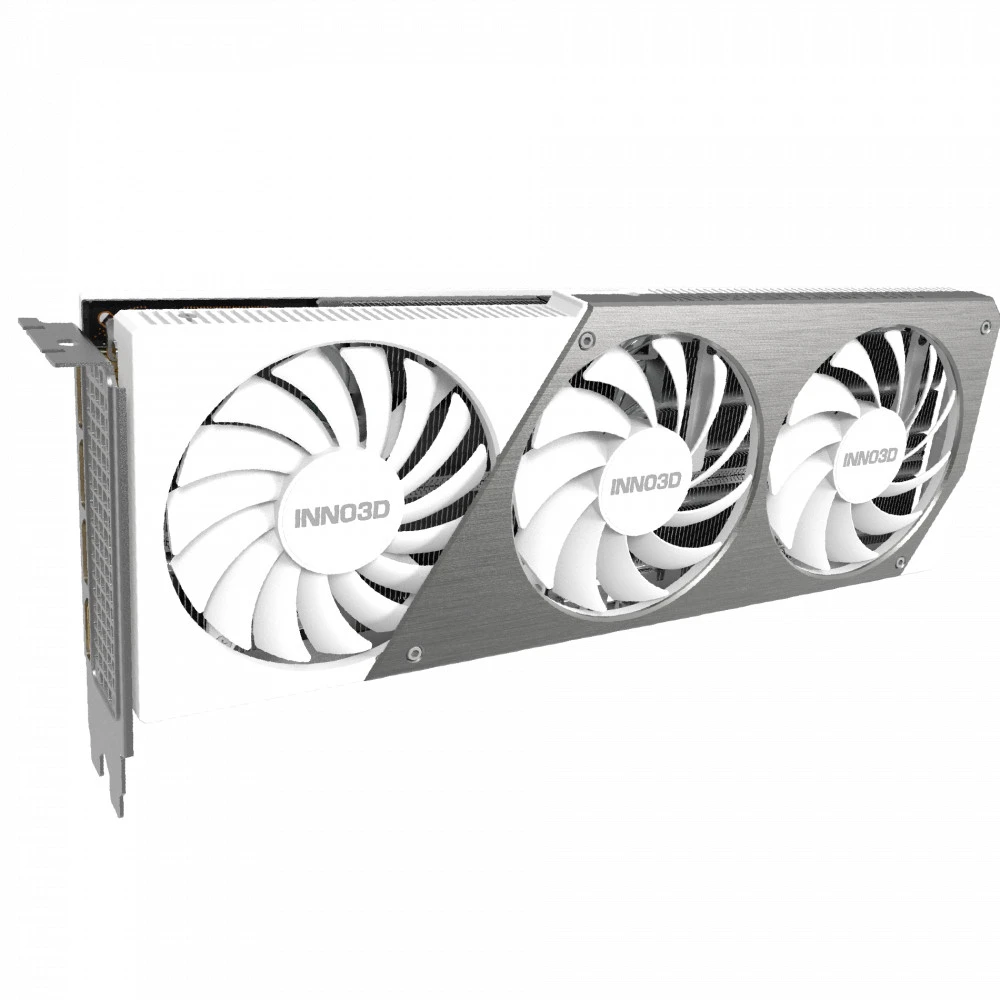 Видеокарта Inno3D RTX 4070 Ti X3 OC WHITE N407T3-126XX-186148W 12 ГБ