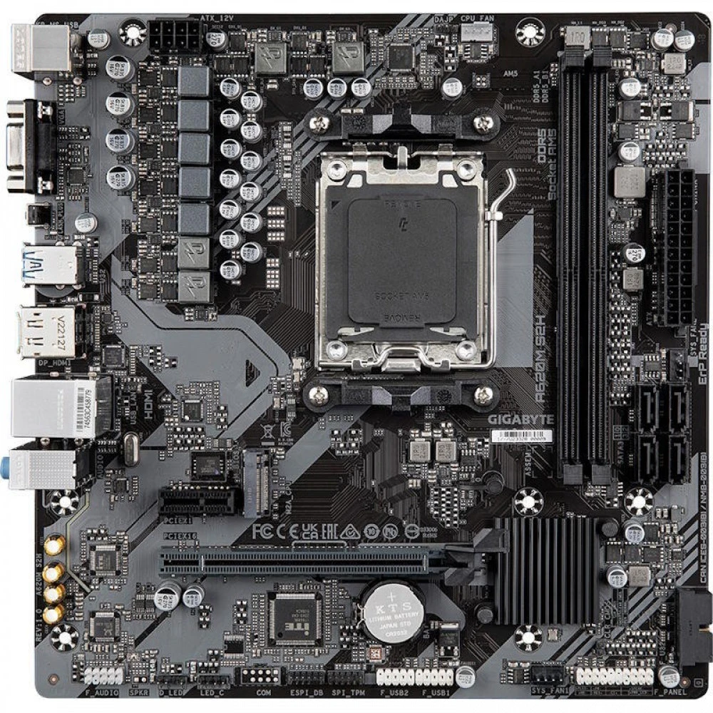 Материнская плата Gigabyte A620M S2H Micro-ATX, AMD AM5