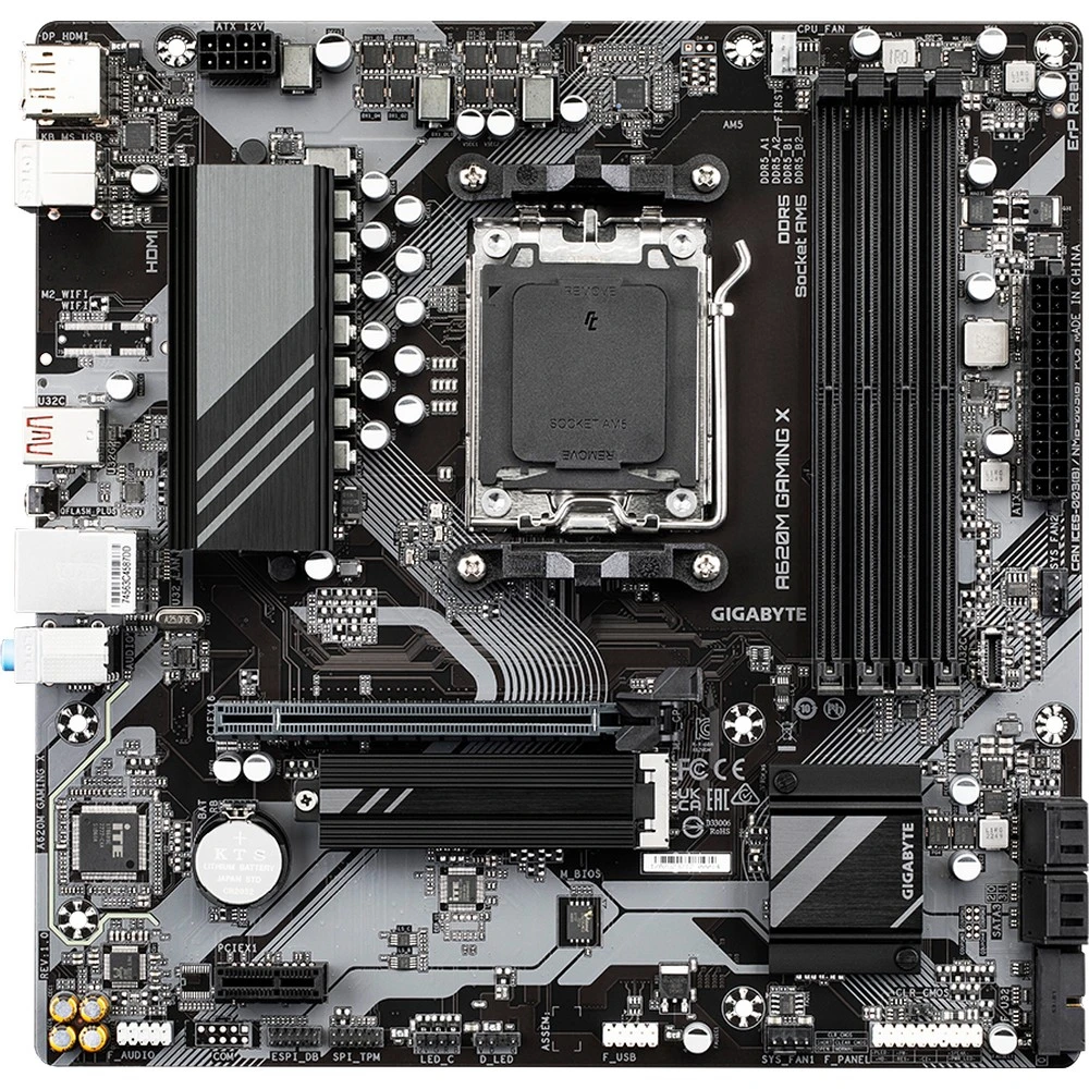 Материнская плата Gigabyte A620M GAMING X (REV1.0) Micro-ATX, AMD AM5