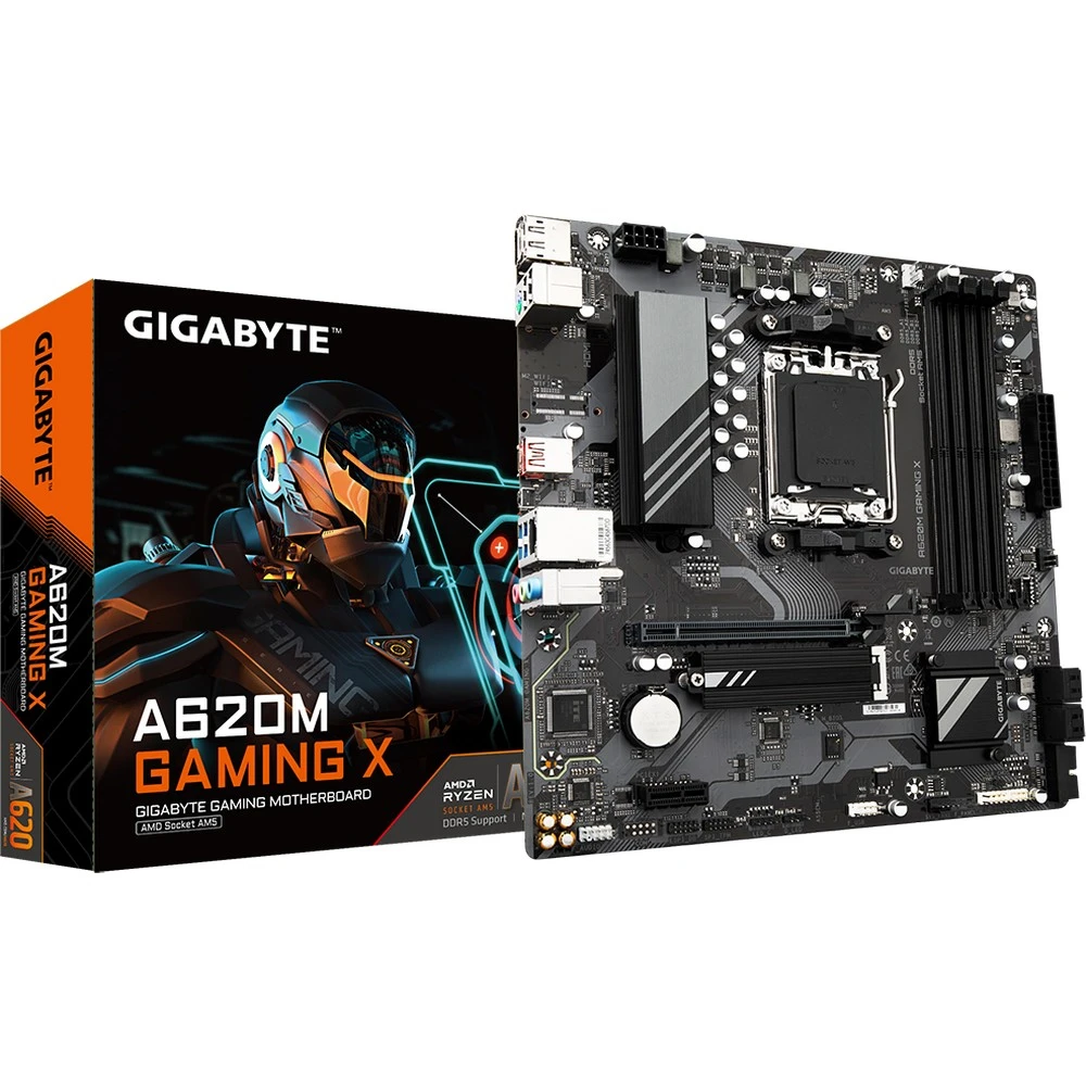 Материнская плата Gigabyte A620M GAMING X (REV1.0) Micro-ATX, AMD AM5