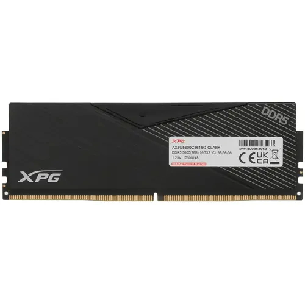 ОЗУ ADATA XPG Lancer AX5U5600C3616G-CLABK DIMM, DDR5, 16 Гб, 5600 МГц