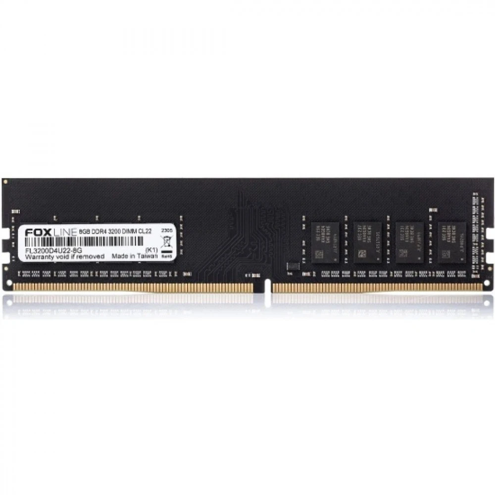 ОЗУ Foxline FL3200D4U22-8G_RTL DIMM, DDR4, 8 Гб, 3200 МГц