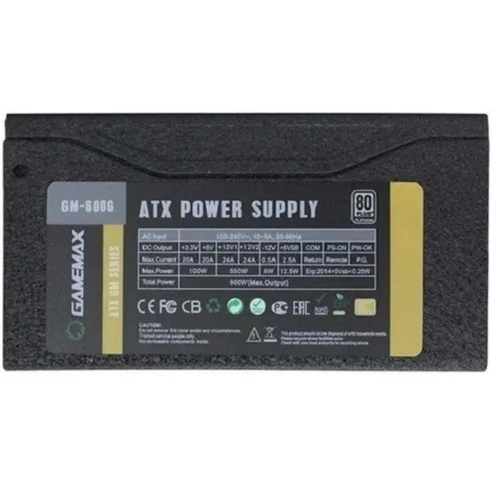 Блок питания GameMax GM-600G 600 Вт