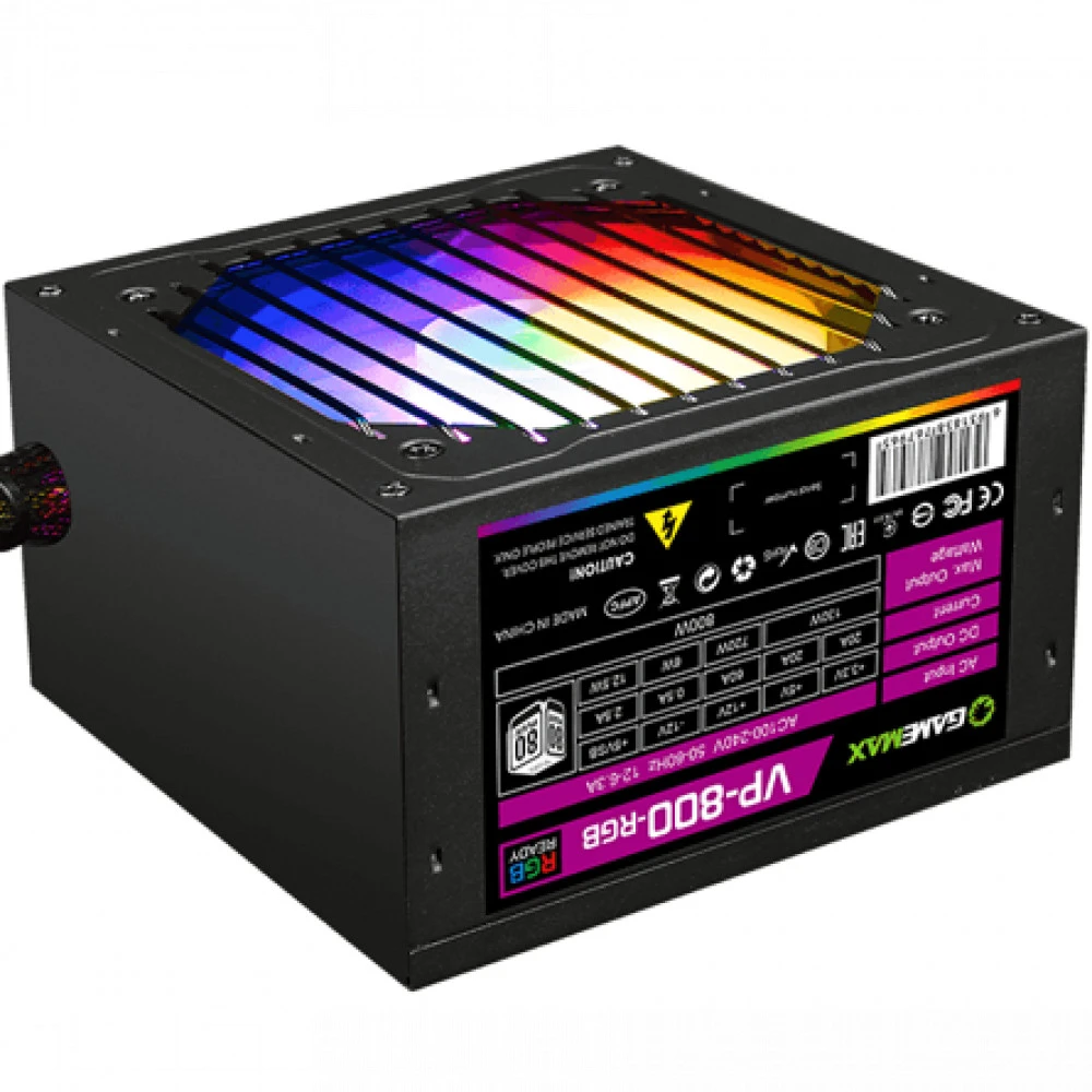 Блок питания GameMax VP-800-RGB 800 Вт
