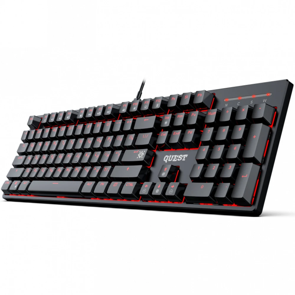 Клавиатура Defender Quest GK-596 Black 45596 Проводная, USB