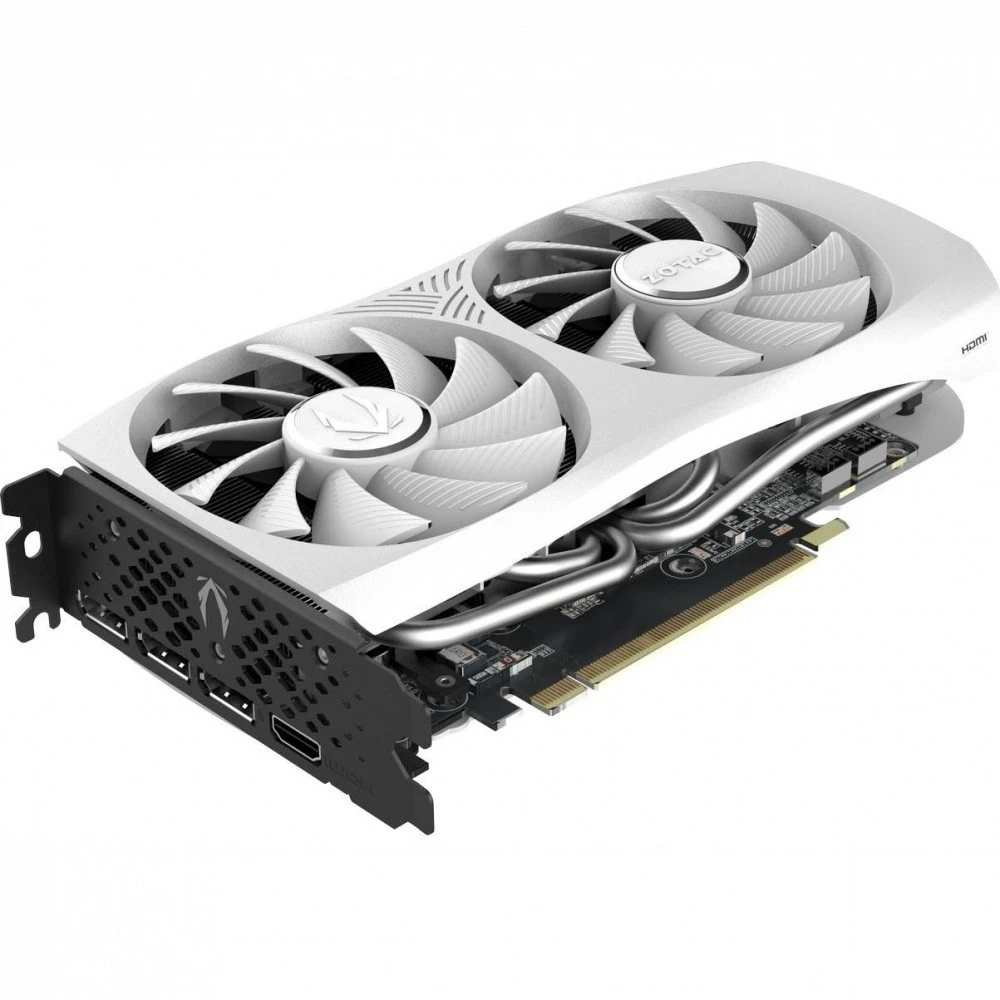 Видеокарта Zotac RTX 4070 Twin Edge OC White Edition ZT-D40700Q-10M 12 ГБ