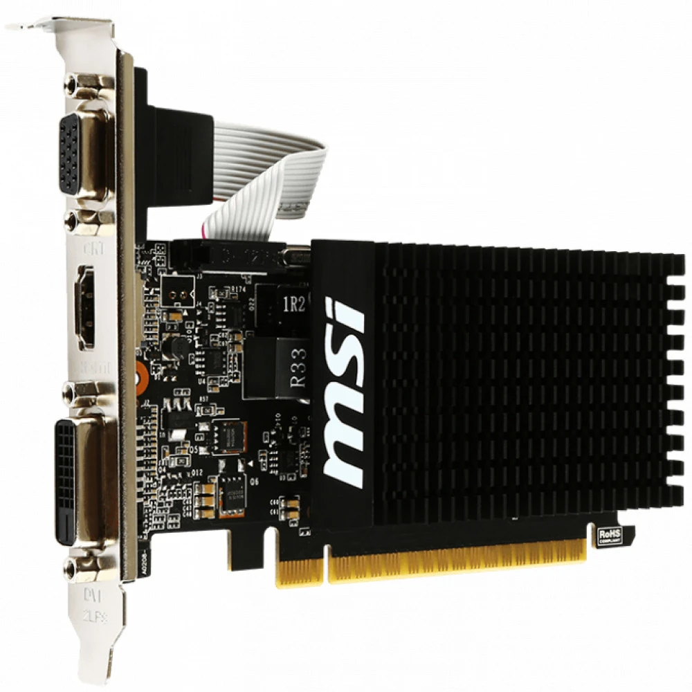 Видеокарта MSI GT 710 2GD3H LP GT 710 2GD3HLP 2 ГБ