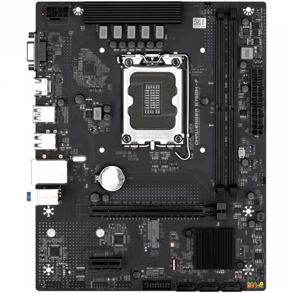 Материнская плата Maxsun Challenger B760M-F MS-Challenger B760M-F Micro-ATX, LGA 1700
