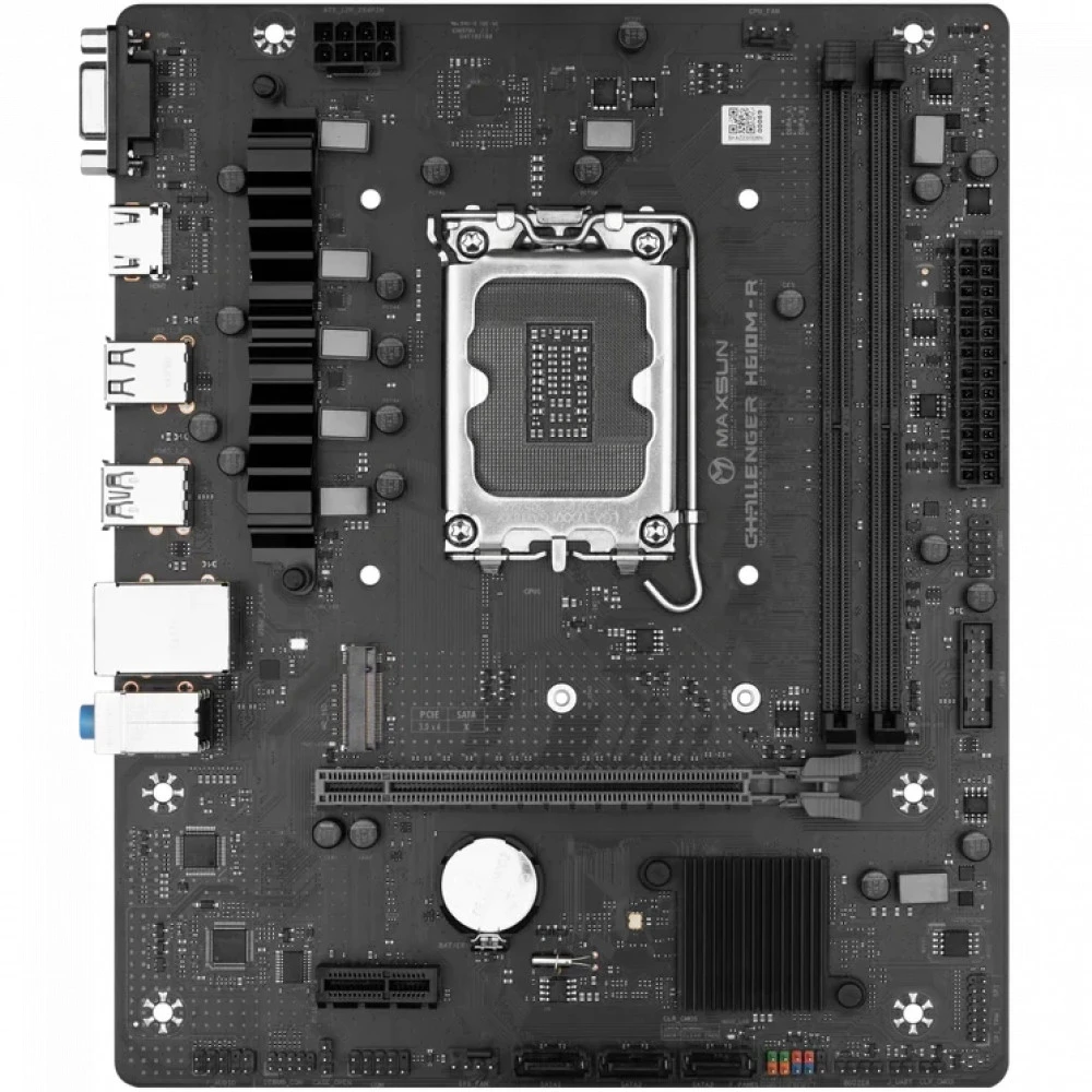 Материнская плата Maxsun Challenger H610M-R MS-Challenger H610M-R Micro-ATX, LGA 1700