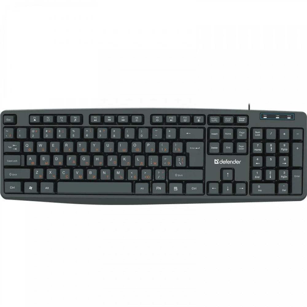 Клавиатура Defender HB-164 45164 Проводная, USB