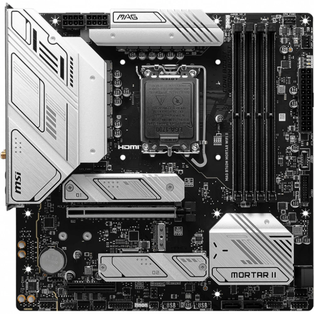 Материнская плата MSI MAG B760M MORTAR WIFI II Micro-ATX, LGA 1700