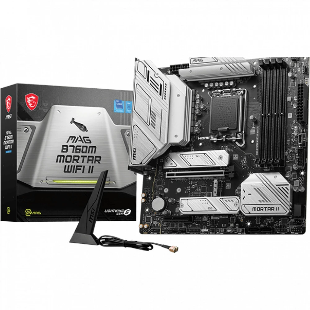 Материнская плата MSI MAG B760M MORTAR WIFI II Micro-ATX, LGA 1700