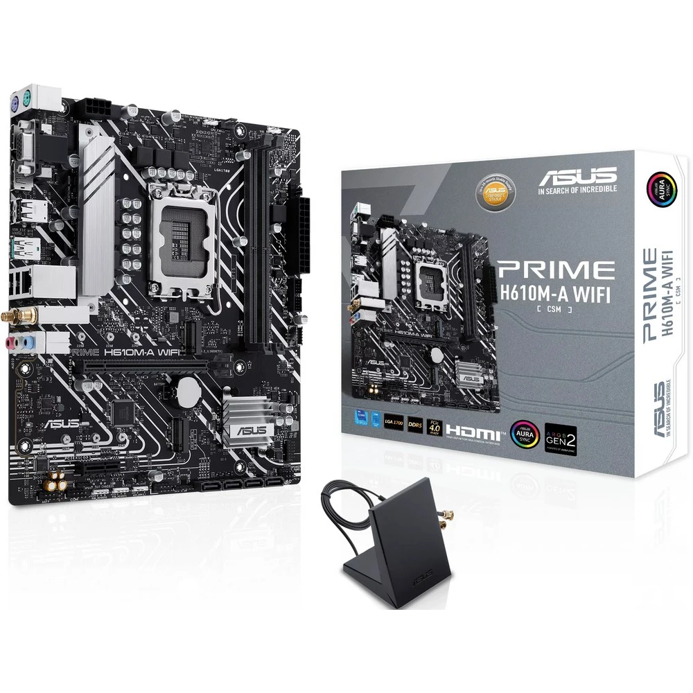 Материнская плата Asus PRIME H610M-A WIFI Micro-ATX, LGA 1700