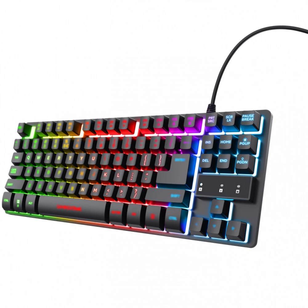 Клавиатура Trust RU GXT 833 THADO 23724 Проводная, USB