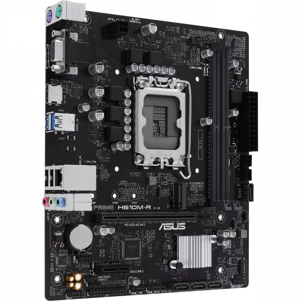 Материнская плата Asus PRIME H610M-R-SI Micro-ATX, LGA 1700