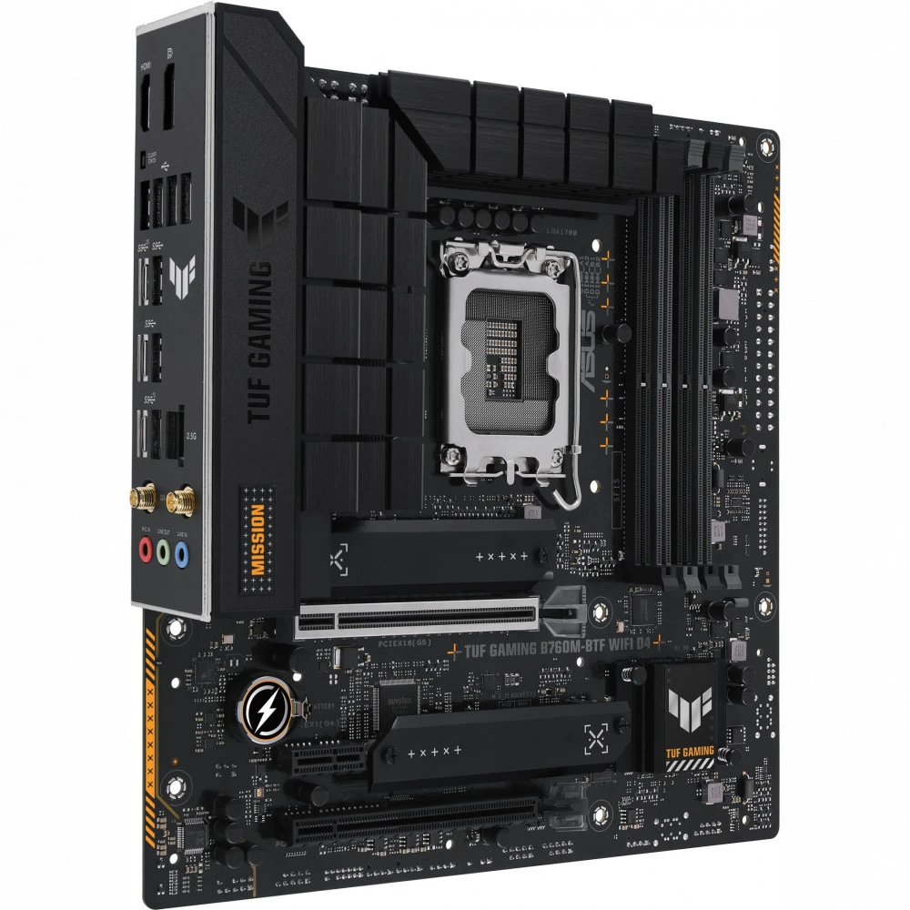 Материнская плата Asus TUF GAMING B760M-BTF WIFI D4 Micro-ATX, LGA 1700