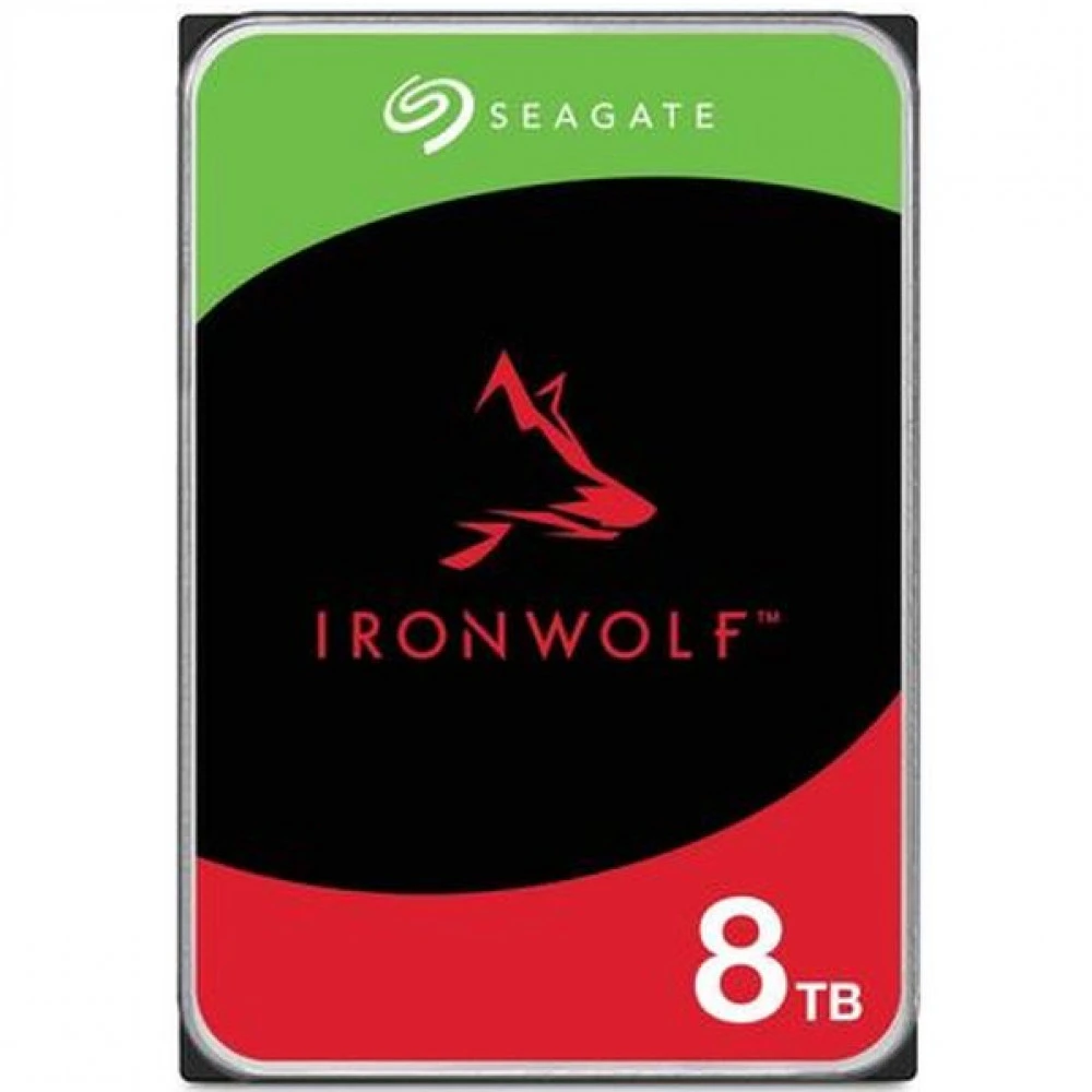 Жесткий диск Seagate IronWolf ST8000VN002 HDD (классические), 8 ТБ, 3.5 дюйма, SATA