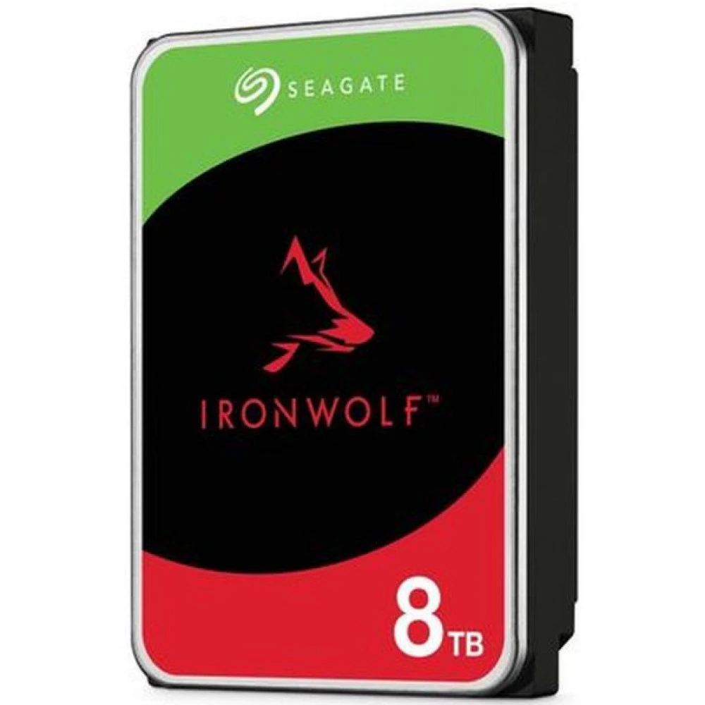 Жесткий диск Seagate IronWolf ST8000VN002 HDD (классические), 8 ТБ, 3.5 дюйма, SATA