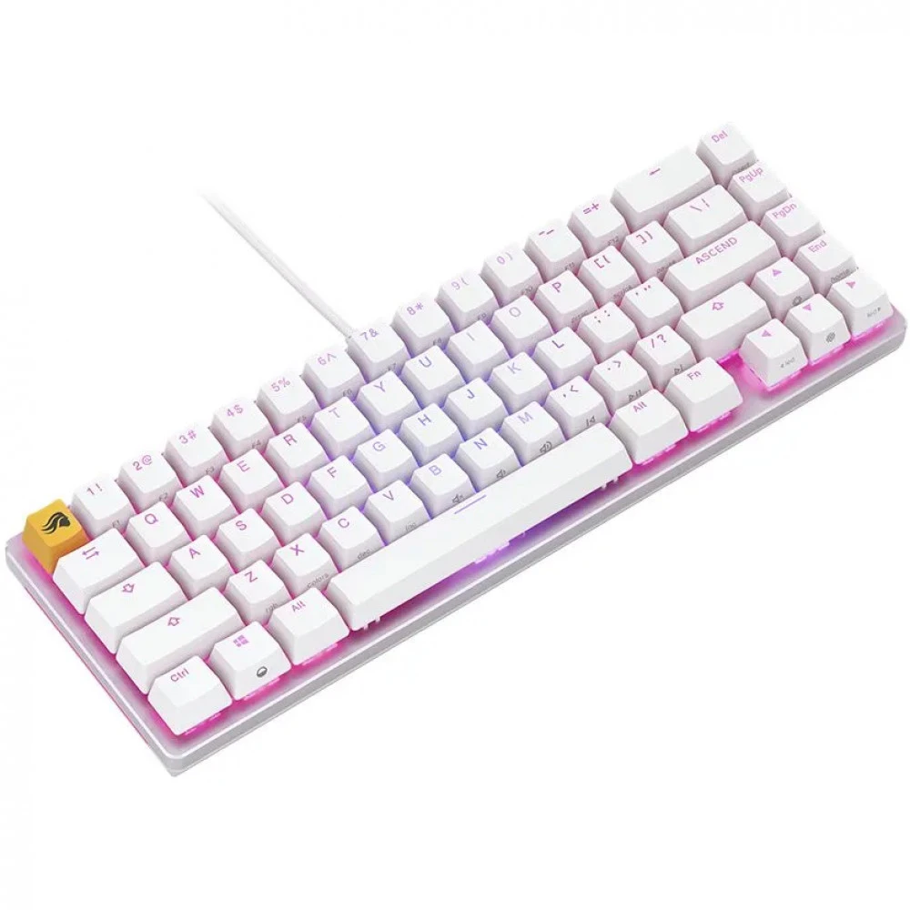 Клавиатура GLORIOUS GMMK2 Compact White GLO-GMMK2-65-FOX-W Проводная, USB