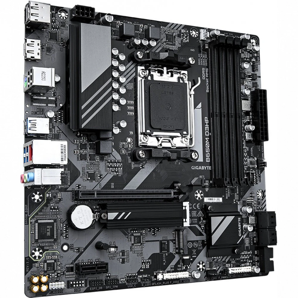 Материнская плата Gigabyte B650M D3HP Micro-ATX, AMD AM5