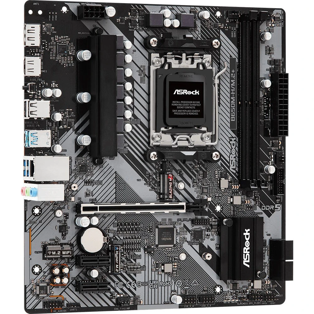 Материнская плата ASRock B650M-H/M.2+ Micro-ATX, AMD AM5