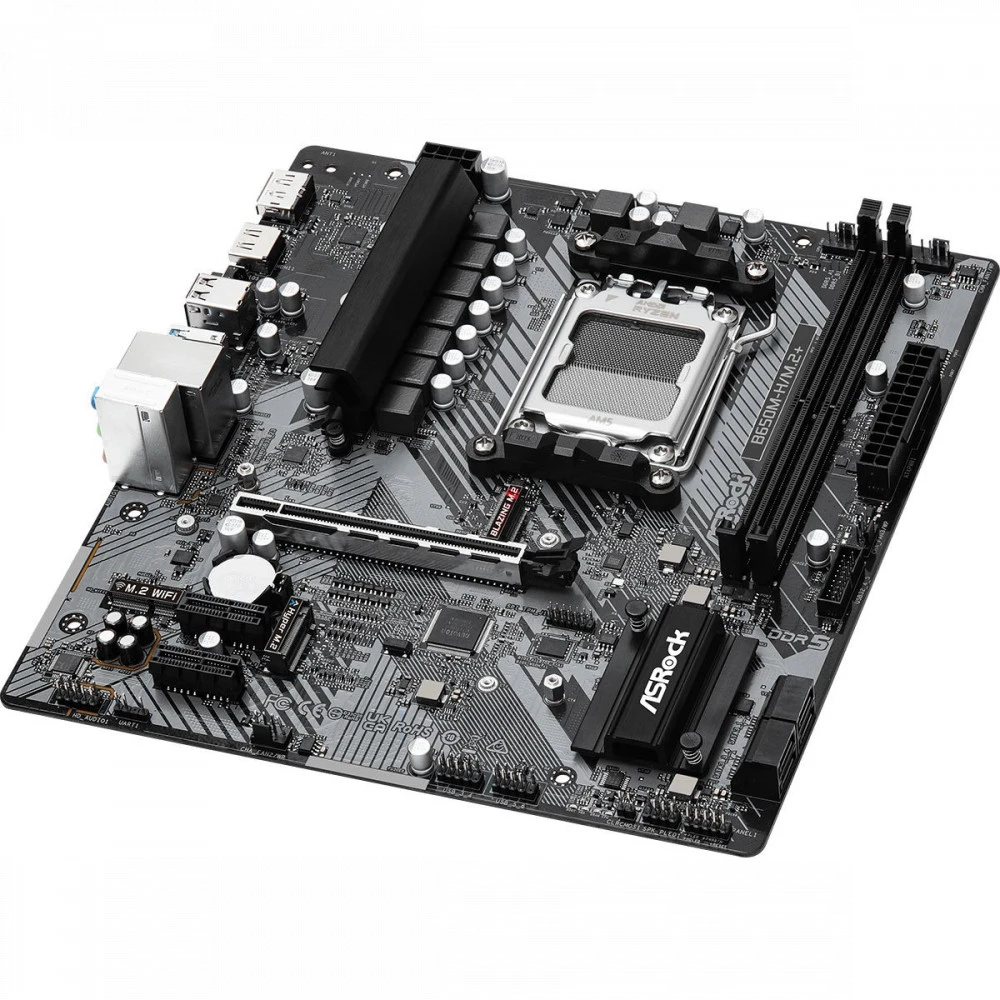 Материнская плата ASRock B650M-H/M.2+ Micro-ATX, AMD AM5