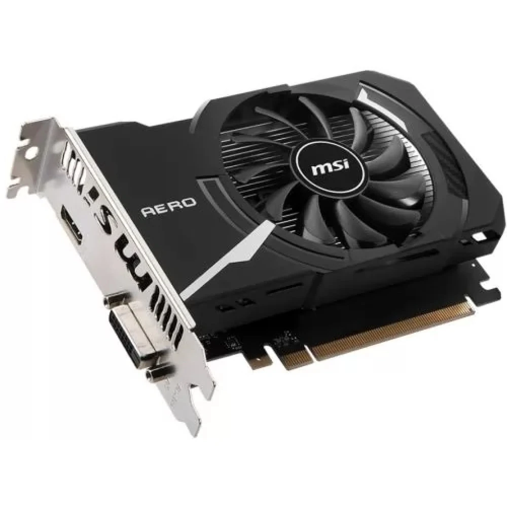 Видеокарта MSI GeForce GT 1030 AERO ITX OC GeForce GT 1030 AERO ITX 4GD4 OC 4 ГБ