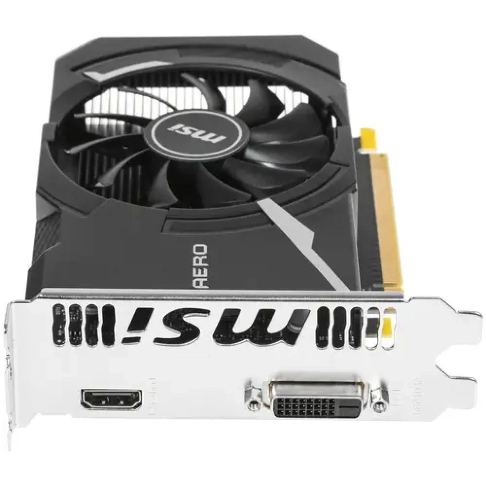 Видеокарта MSI GeForce GT 1030 AERO ITX OC GeForce GT 1030 AERO ITX 4GD4 OC 4 ГБ