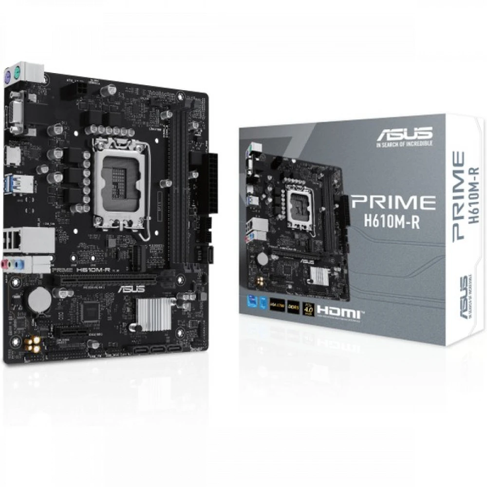 Материнская плата Asus PRIME H610M-R-SI 90MB1GL0-M0ECY0 Micro-ATX, LGA 1700