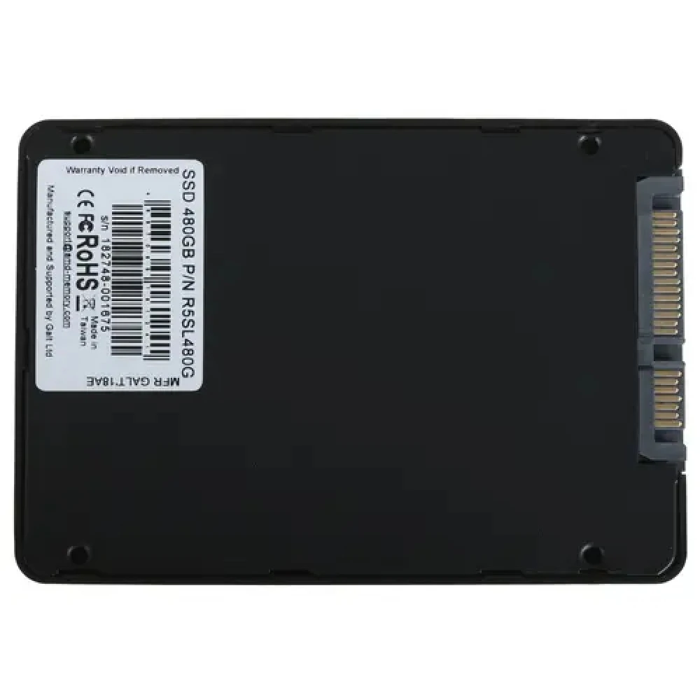 Жесткий диск AMD Radeon R5 Series R5SL480G||уц-3-1 SSD (твердотельные), 480 ГБ, 2.5 дюйма, SATA